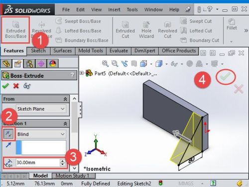 آموزش استفاده از Mirror Command در سالیدورک